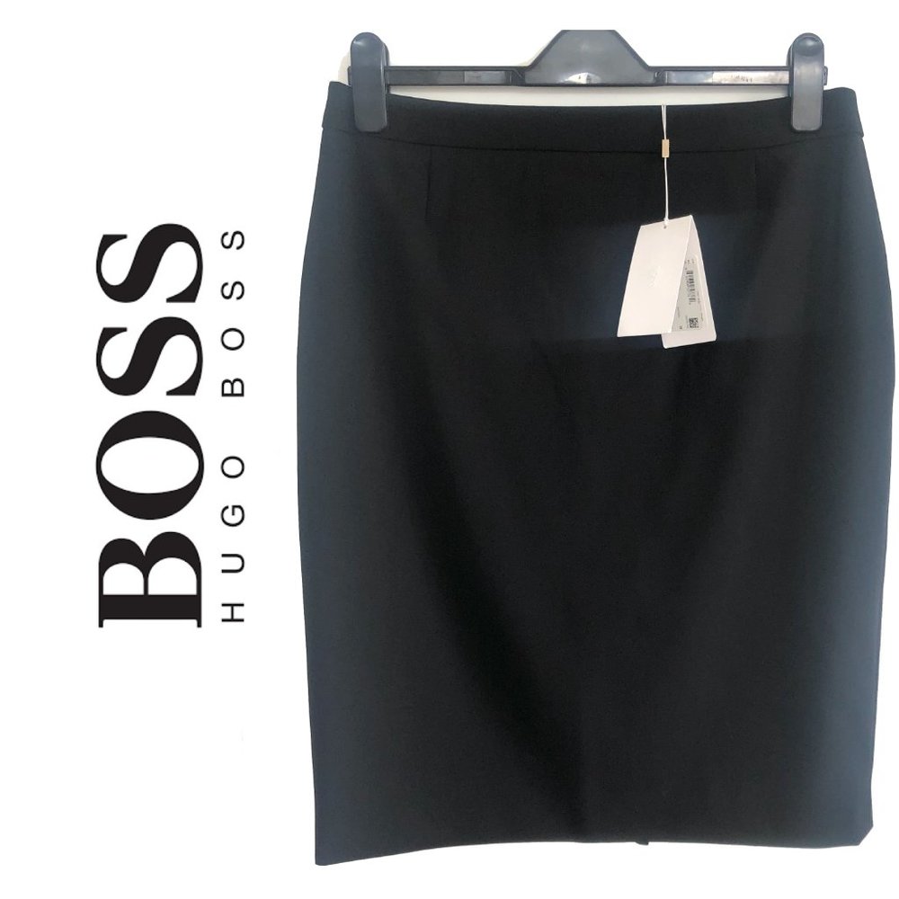 BLACK HUGO BOSS PENCIL SKIRT SIZE 10